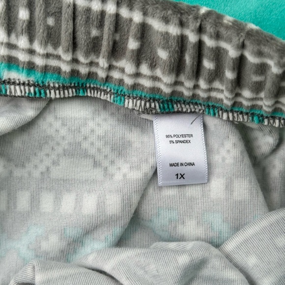 Muk Luks brand new Pajama set size XXL Silky Velour - Picture 6 of 7